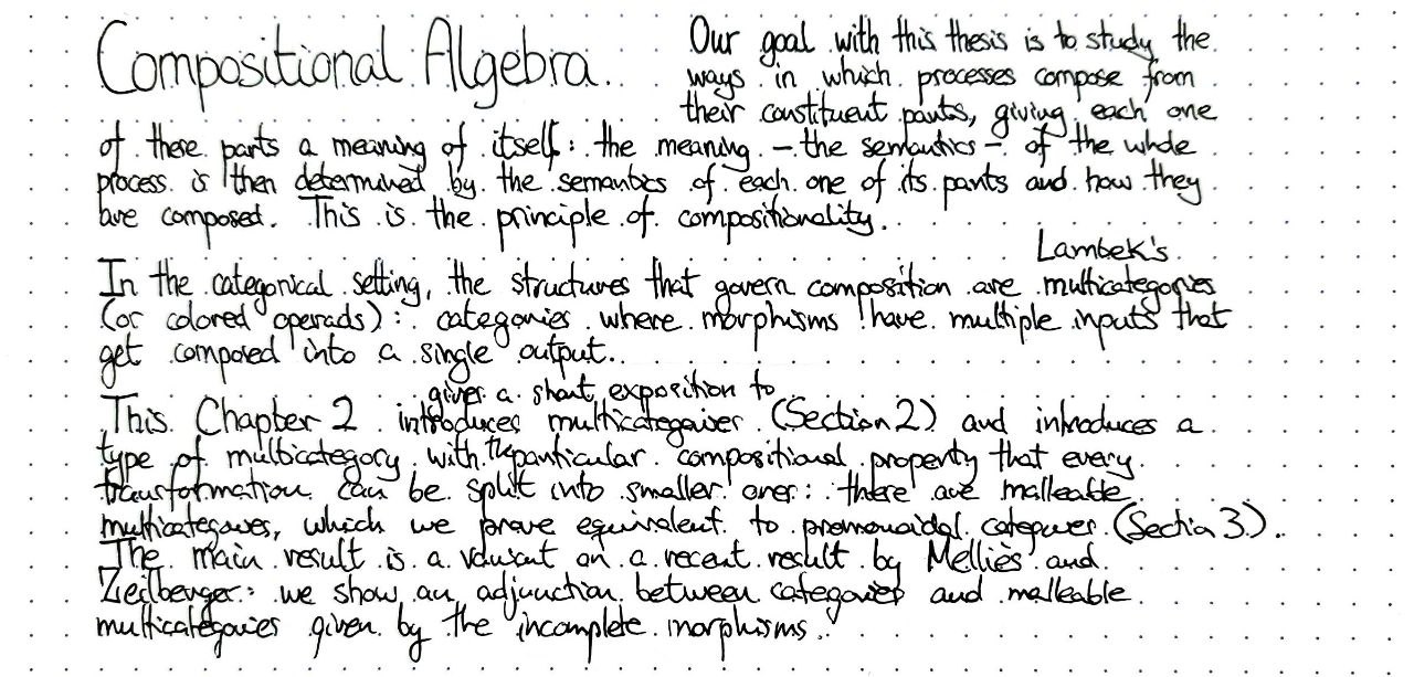 compositional-algebra