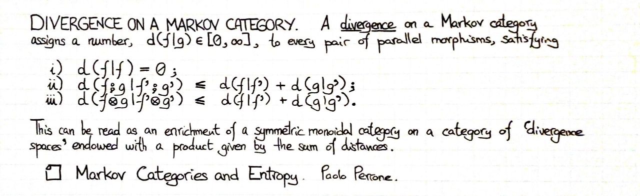 divergence-on-a-markov-category