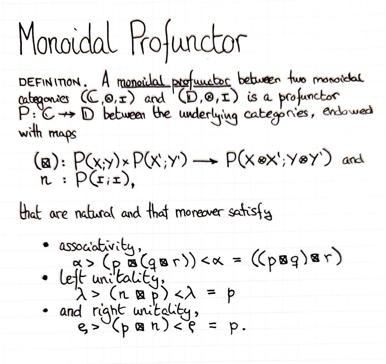 monoidal-profunctor