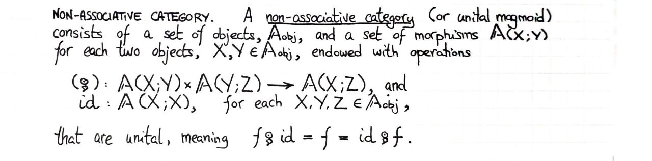 non-associative-category