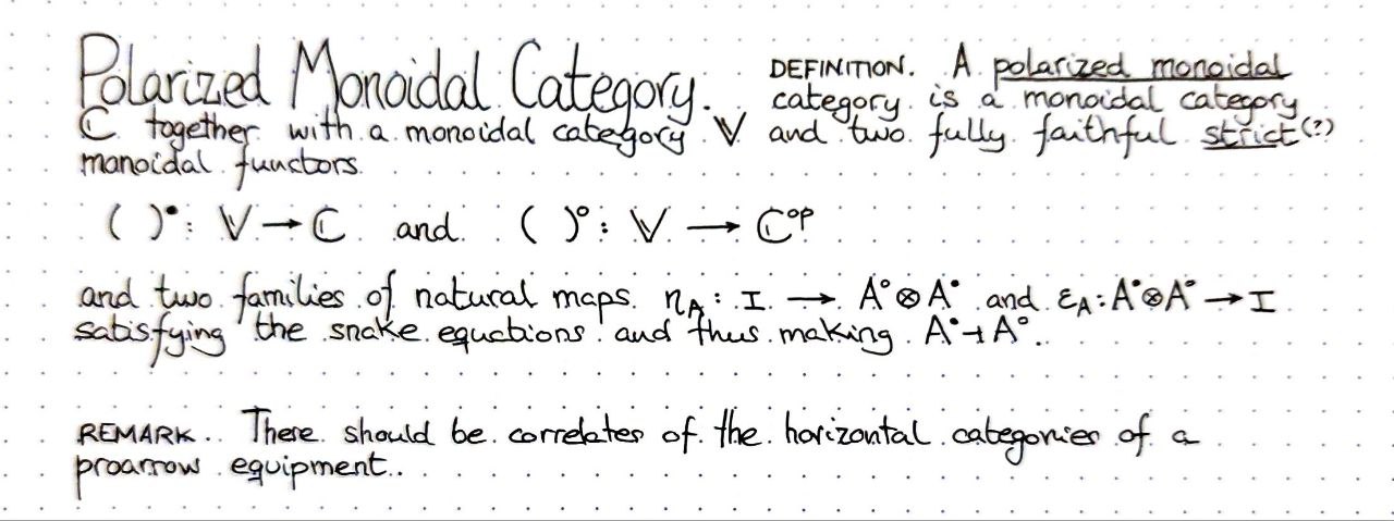 polarized-monoidal-category