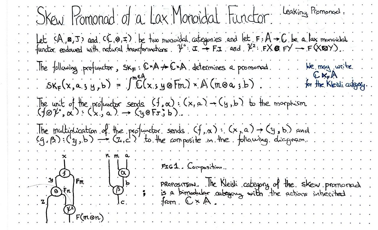 skew-promonad-of-a-lax-monoidal-functor