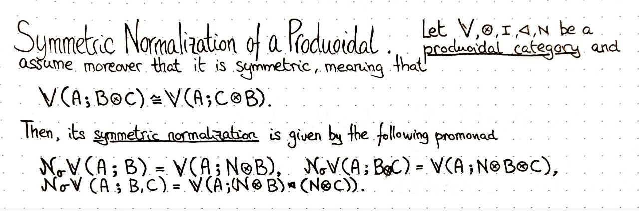symmetric-normalization-of-a-produoidal