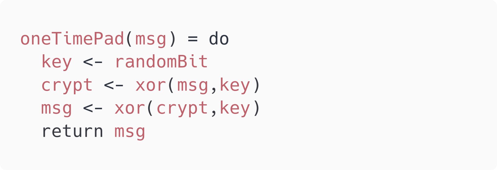 code-oneTimePad