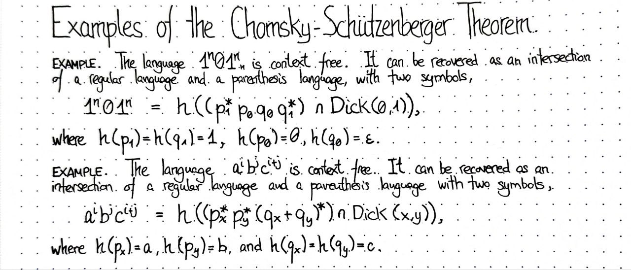 examples-of-chomsky-schutzenberger