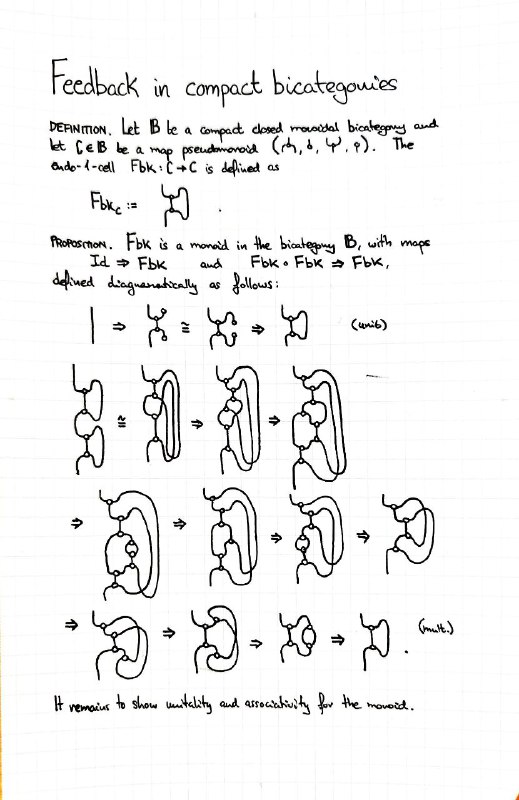 feedback-in-compact-bicategories