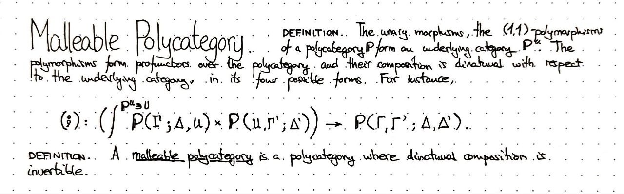 malleable-polycategory