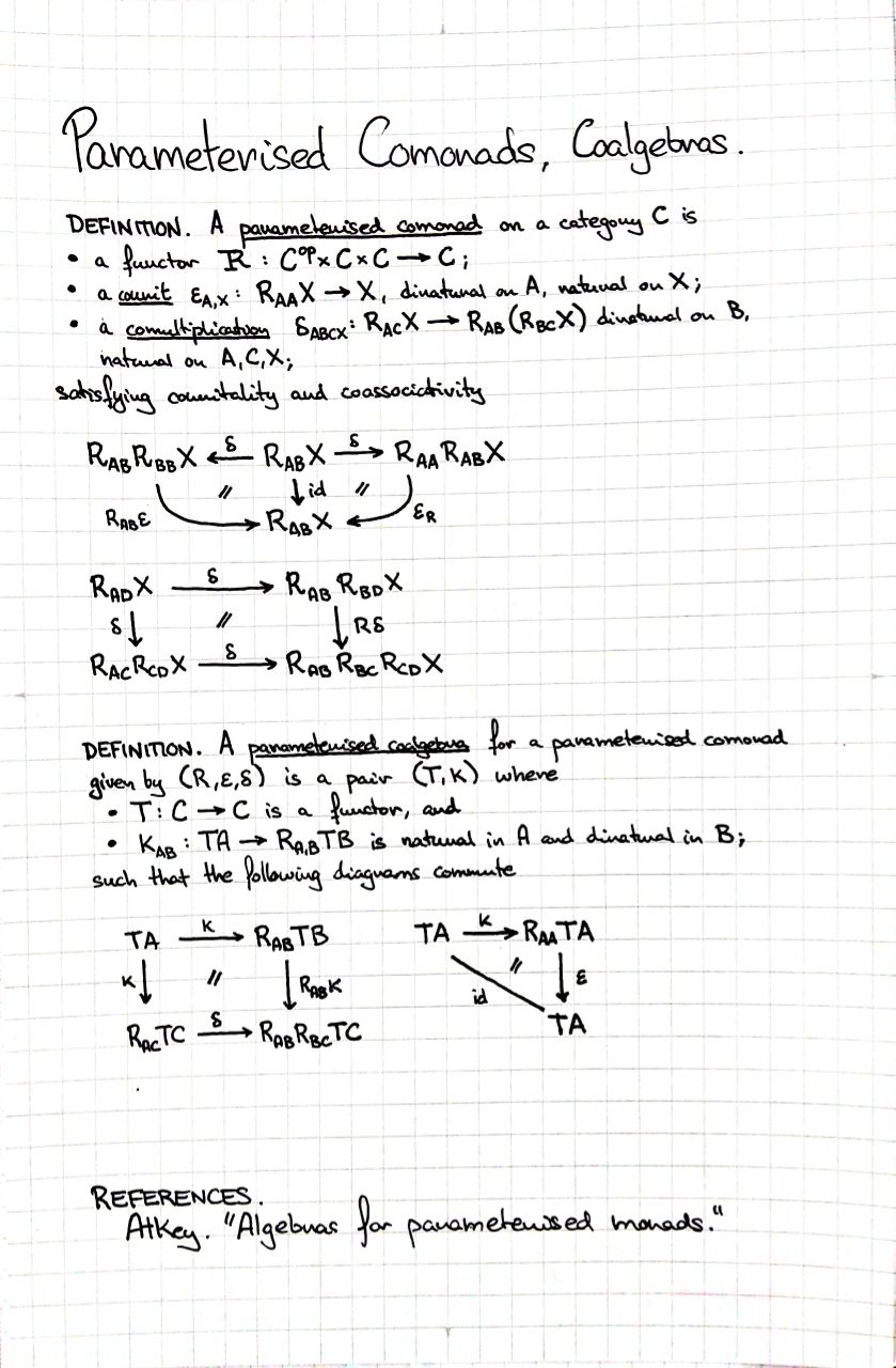 parameterised-comonads-coalgebras