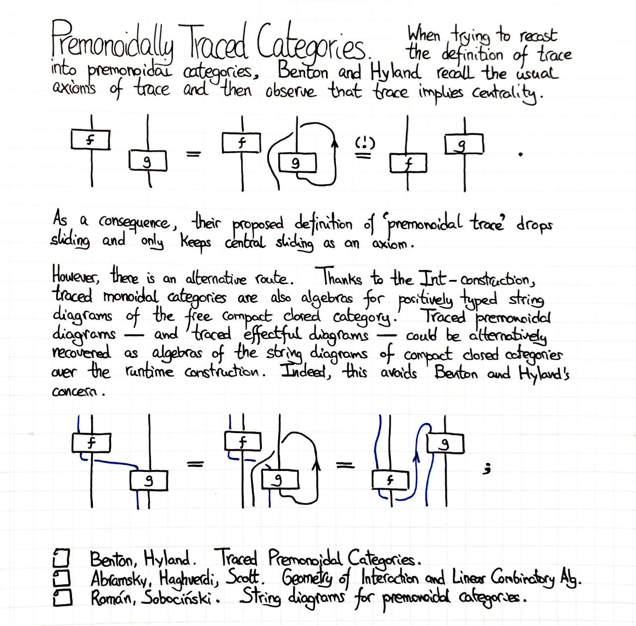 premonoidally-traced-categories