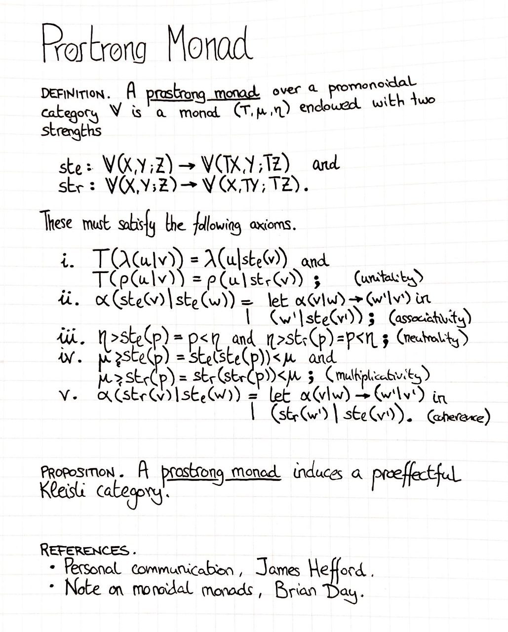 prostrong-monad