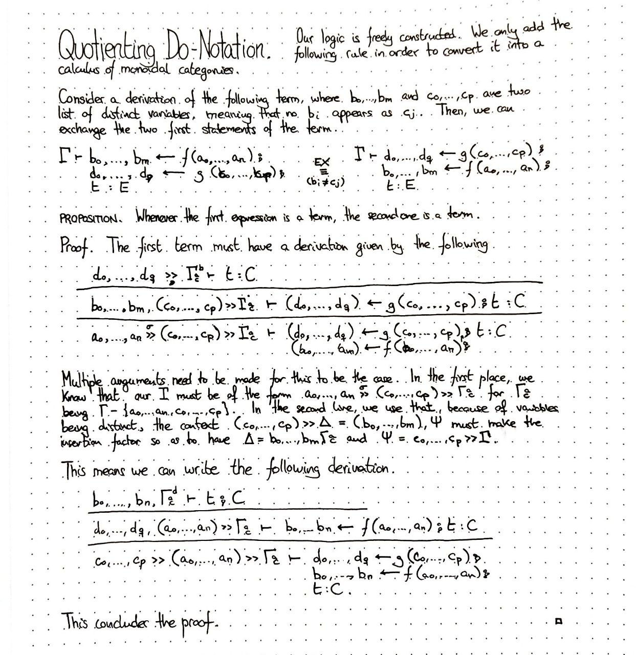 quotienting-do-notation
