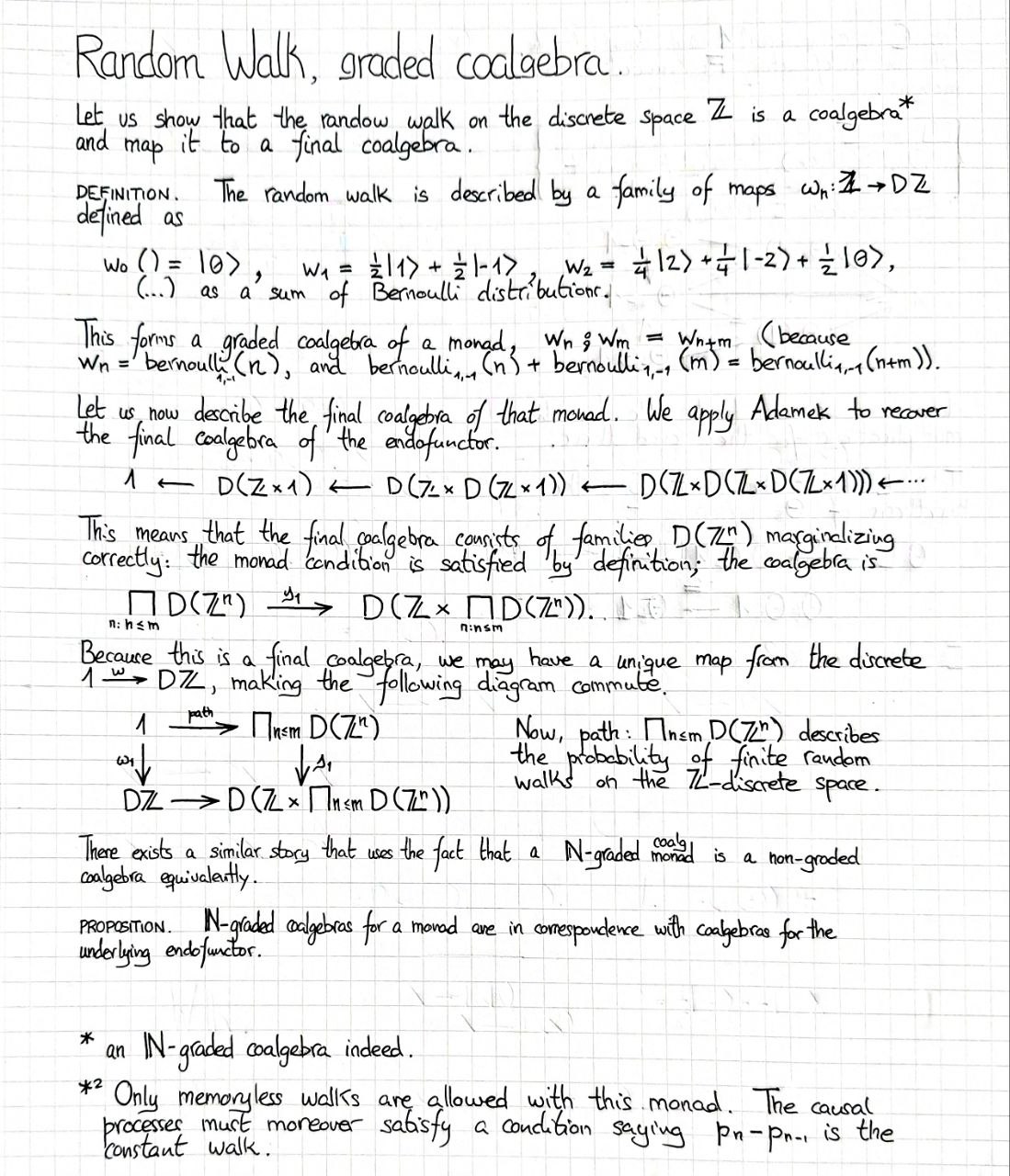 random-walk-graded-coalgebra