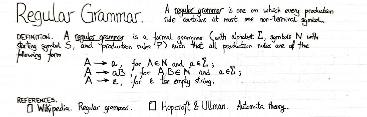 regular-grammar