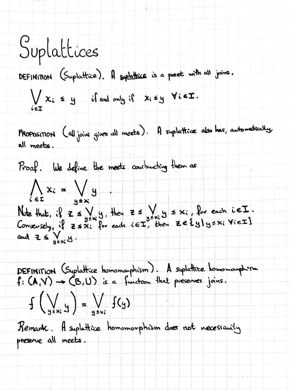 suplattices